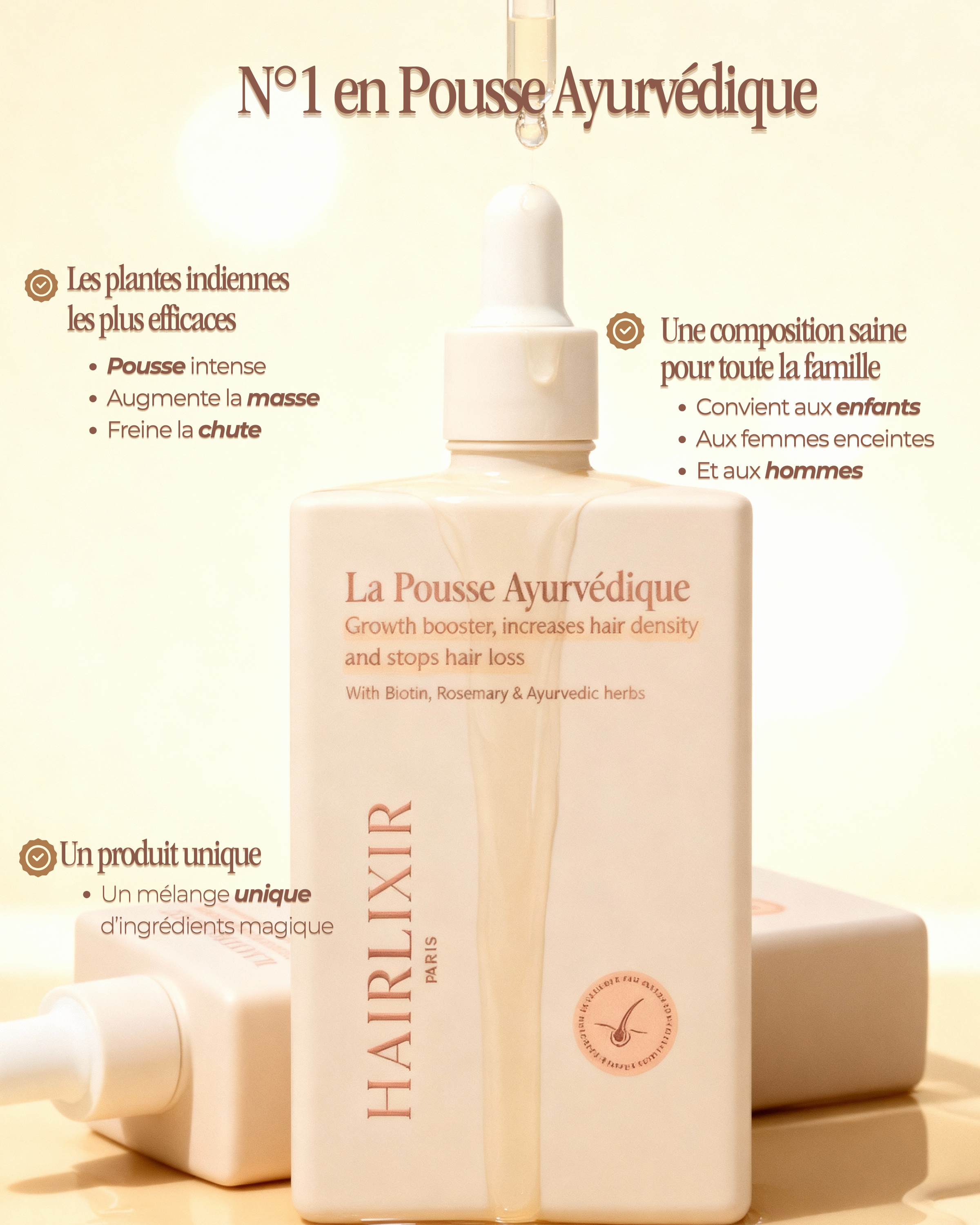 L'Huile de pousse ayurvédique